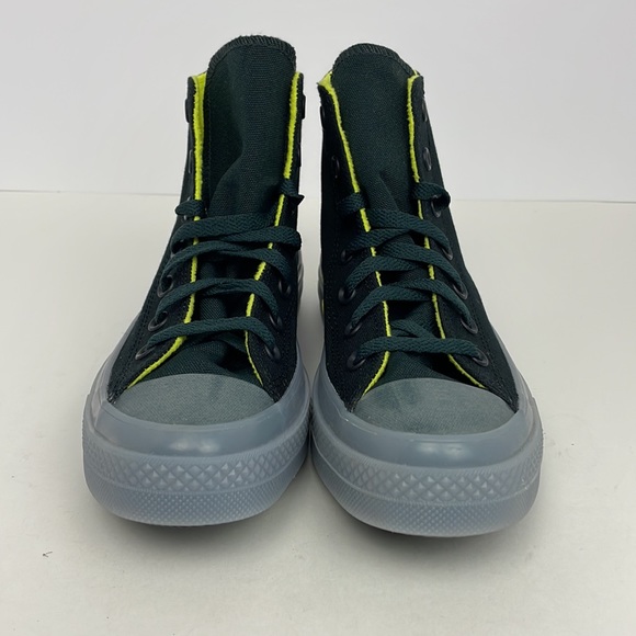 New Unisex Chuck Taylor AllStar Converse Black Converse High Tops Size 8W/6M - Picture 2 of 12